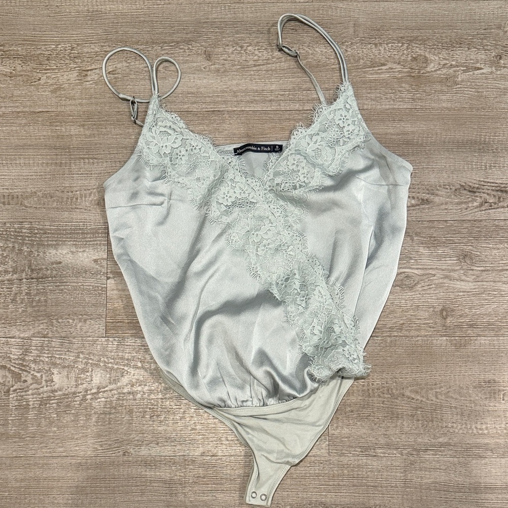 Abercrombie & Fitch Lace Trim Bodysuit